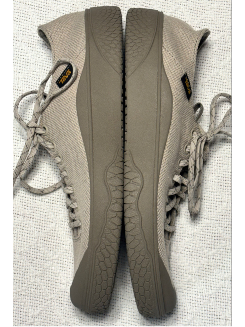 NWOT Teva Terra Canyon Canvas Beige Low Top Sneakers Women's 8.5 / Men's 7 - Picture 7 of 9